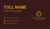Luxury Royal Lion  Business Card
