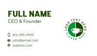 Herbal Teabag Cup  Business Card