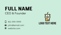 Drinking Cup Business Card example 2