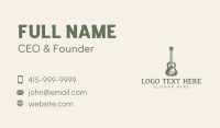 Acoustic Guitar Music Business Card