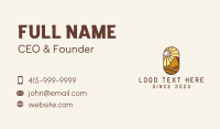 Desert Pyramid Emblem Business Card Design