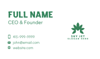 Green Cannabis M Business Card