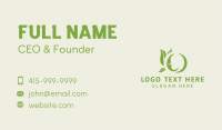 Leaf Garden Landscape Business Card