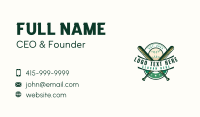 Baseball Team Varsity Business Card