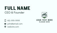 Lawn Mower Grass Cutting Business Card Design