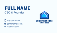 Blue House Lines Business Card