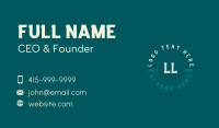 Coach Business Card example 3