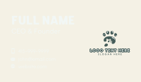 Panda Paw Veterinary Business Card