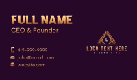 Cyber  Pyramid Triangle Business Card