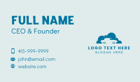 Blue Car Wash Business Card