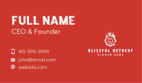 Grill BBQ Flame Business Card