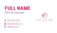 Woman Hair Beauty  Business Card