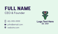 Wild Bull Rose  Business Card