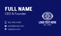 White Diamond Eye  Business Card Design