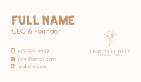 Floral Event Styling  Business Card