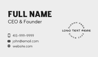 Freestyle Business Card example 2