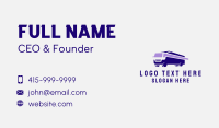 Fast Trucking Logistics Business Card