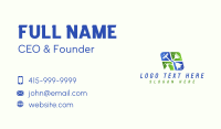 Clean Sanitation Housekeeping Business Card