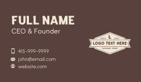 Generic Business Card example 3