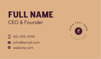 Luxury Business Card example 1