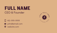 Luxurious Business Card example 3