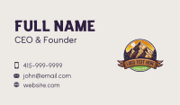 Mountain Hiking Peak Business Card