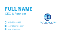 Round Three Outline Business Card