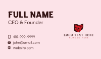 Ohio Carnation Flower Business Card Design