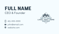 House Roof Fence Business Card