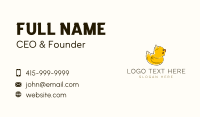 Rubber Ducky Business Card example 1