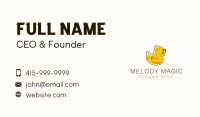 Fluffy Baby Duck Business Card