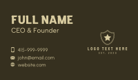 Security Armed Forces  Business Card Design