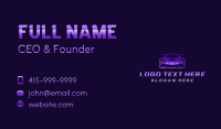 Sports Car Dealership Business Card