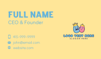 King Queen Egg  Business Card