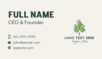 Medical Marijuana Leaf  Business Card