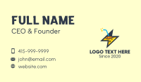 Thunder Energy Drink Business Card