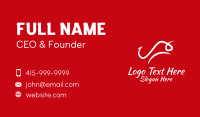 Minimalist Bull Business Card