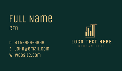 Finance Graph  Business Card Image Preview