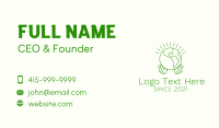 Planet Earth Hands Business Card