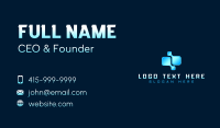 Tech Digital Pixel Business Card Design