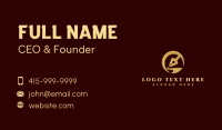 Premium Pen Writing Business Card