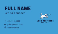 Pet Dog Frisbee Business Card