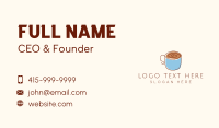 Simple Cafe Mug Business Card Design