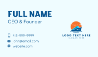 Cargo Ship Logistics Business Card