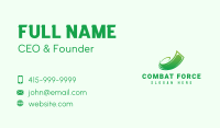 Money Swoosh Cash Business Card