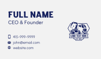 Tow Truck Trucking Vehicle Business Card