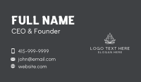 White Monarchy Diamond  Business Card Design