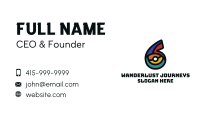 Colorful Business Card example 4
