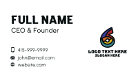 Number Business Card example 2