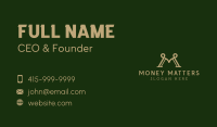 Upscale Brand Letter M Business Card